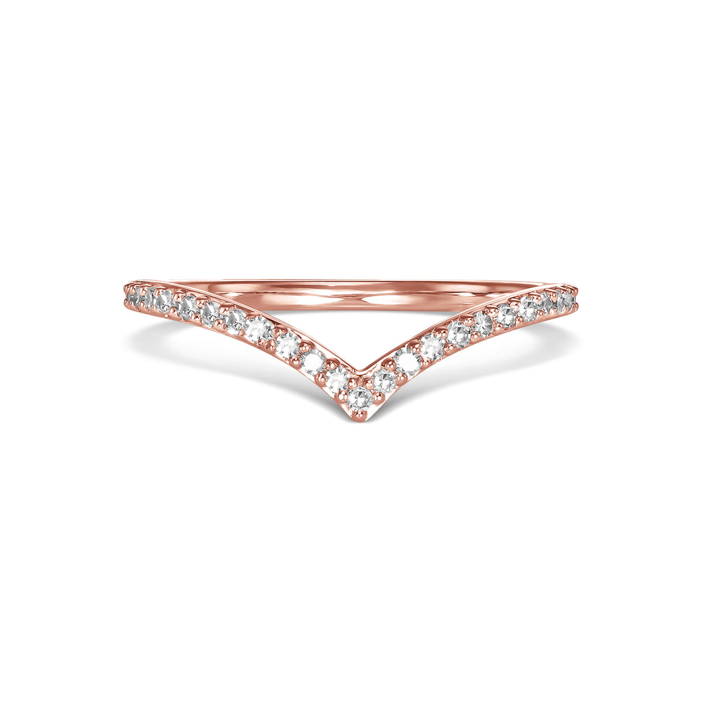 Diamond V Eternity Ring