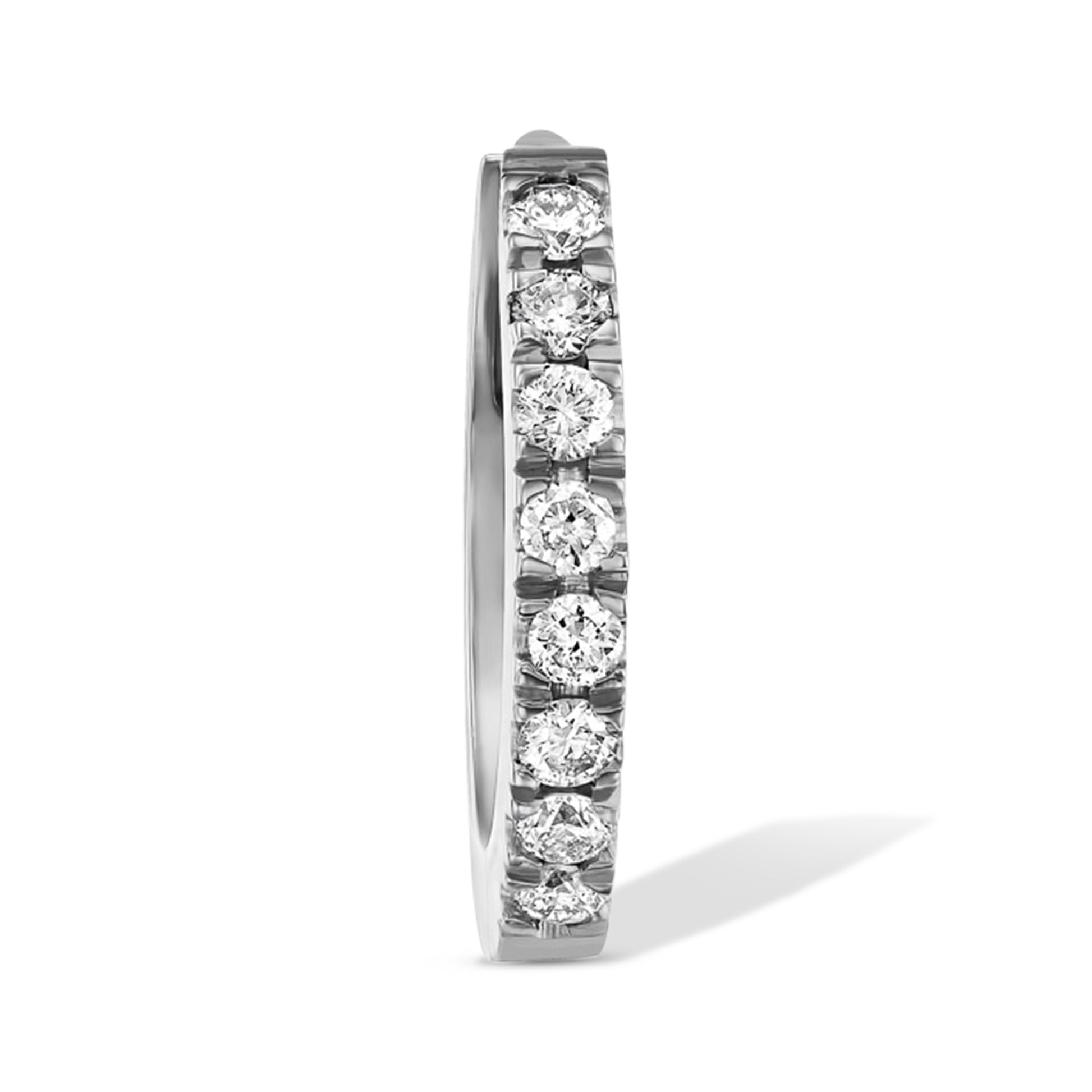 Diamond Huggie Earrings