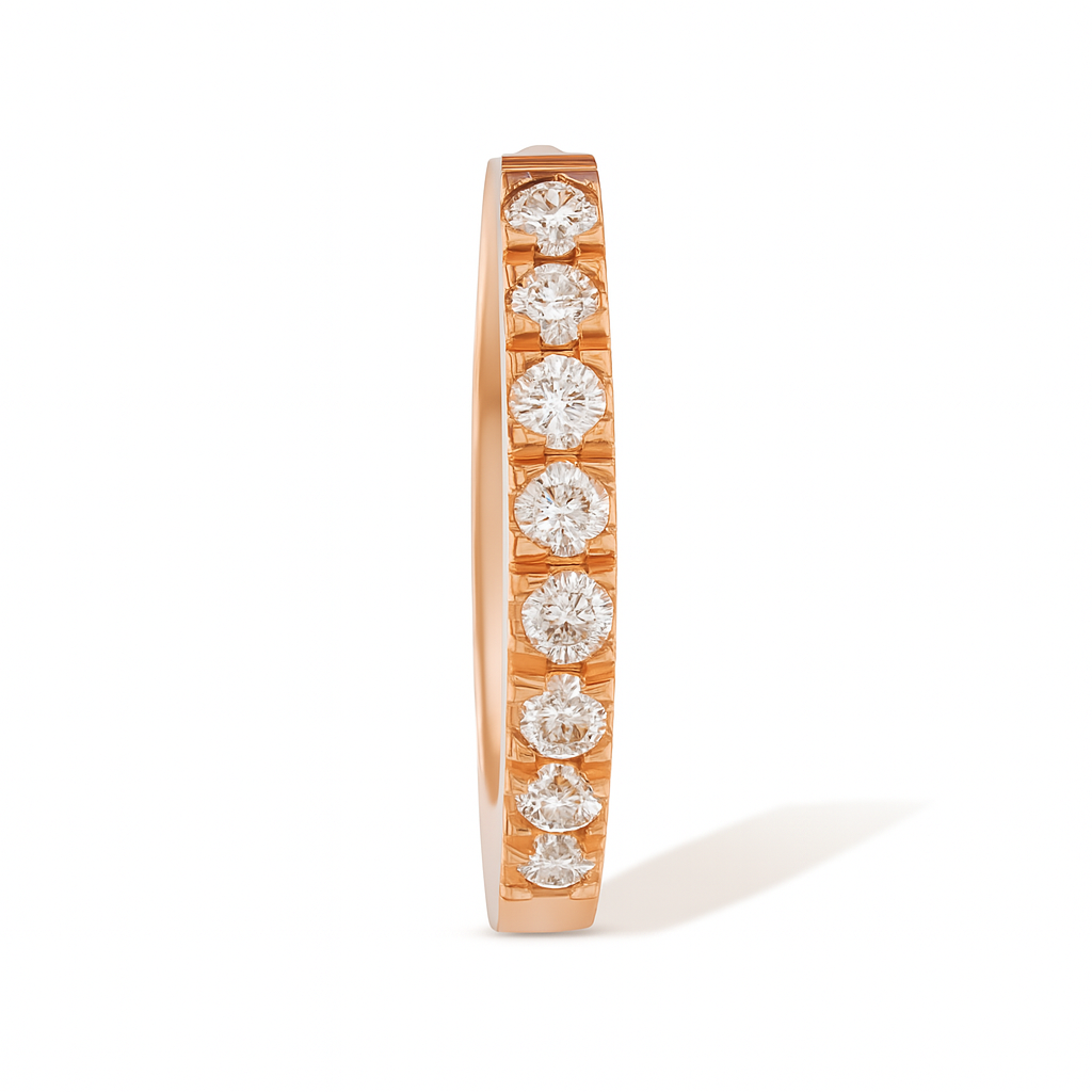 Diamond Huggie Earrings