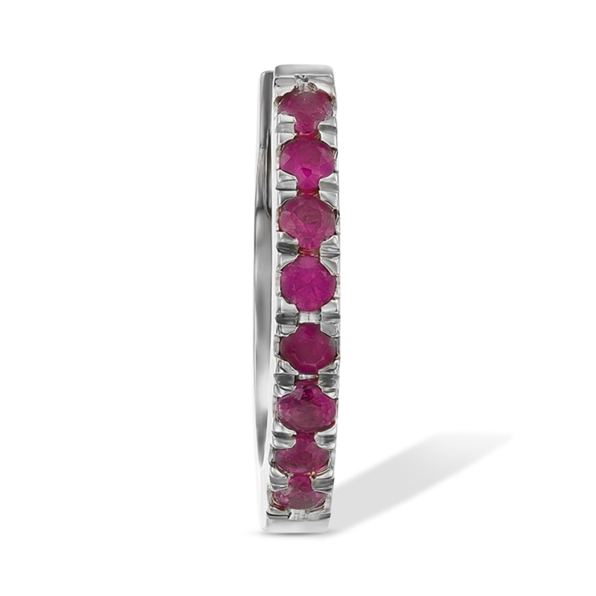 Ruby Huggie Earrings