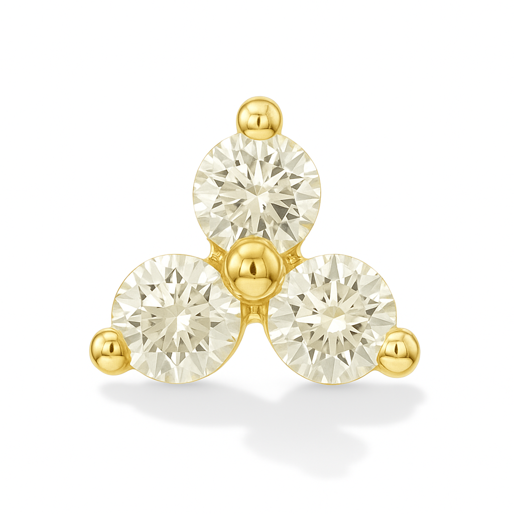 Diamond Trio Earrings