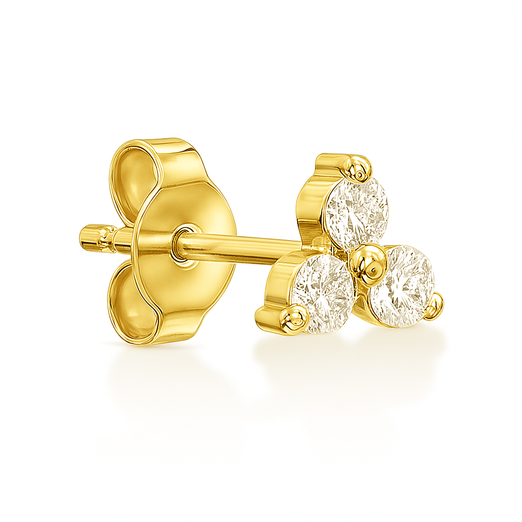 Diamond Trio Earrings