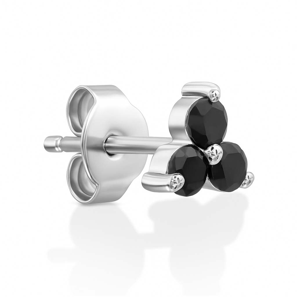 Black Diamond Trio Earrings