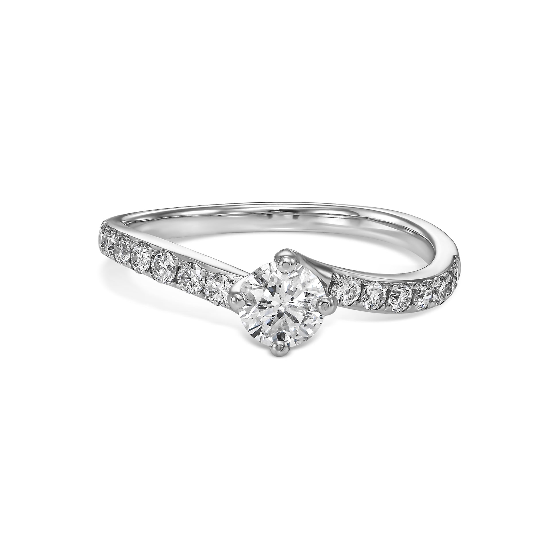 Diamond Twirl Ring