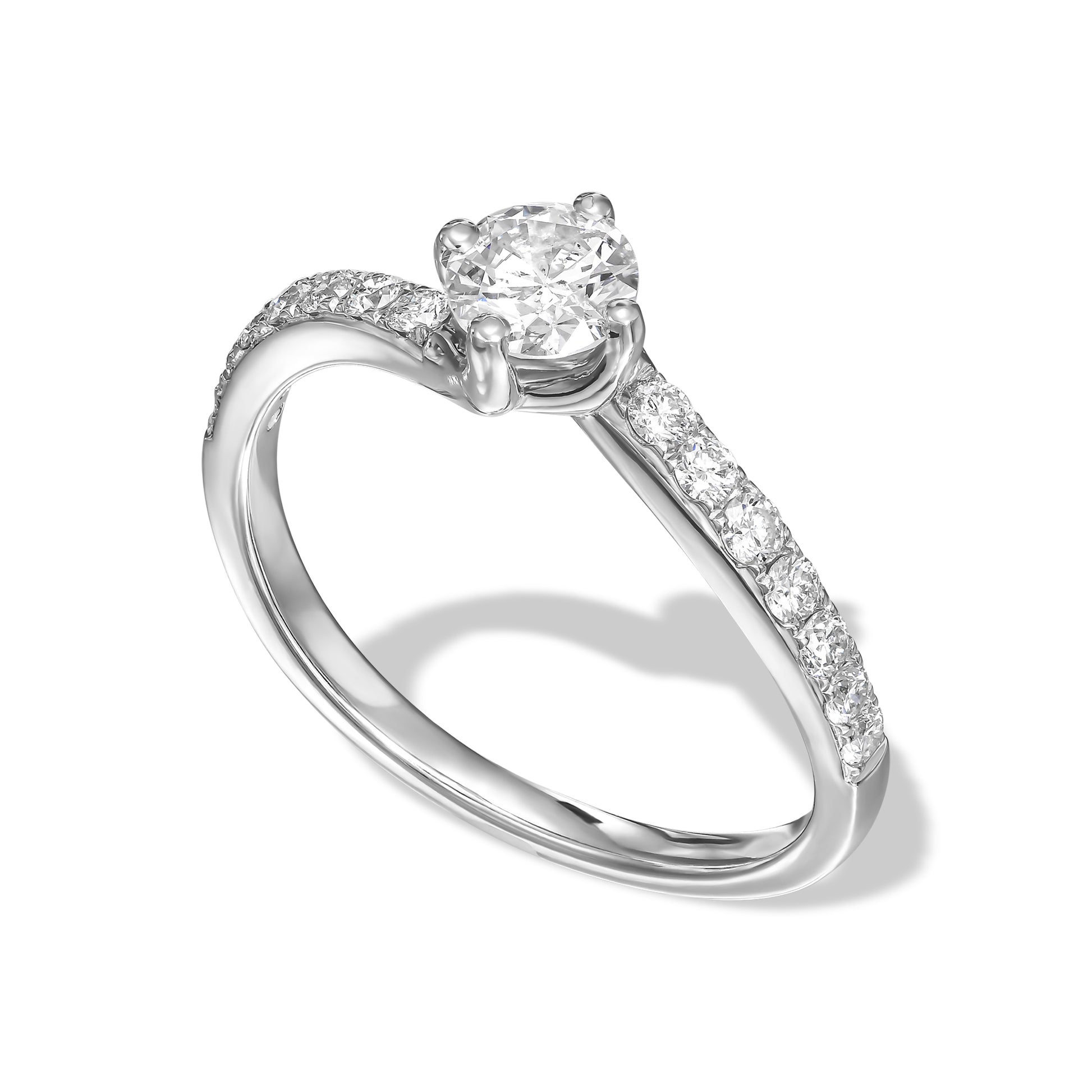 Diamond Twirl Ring