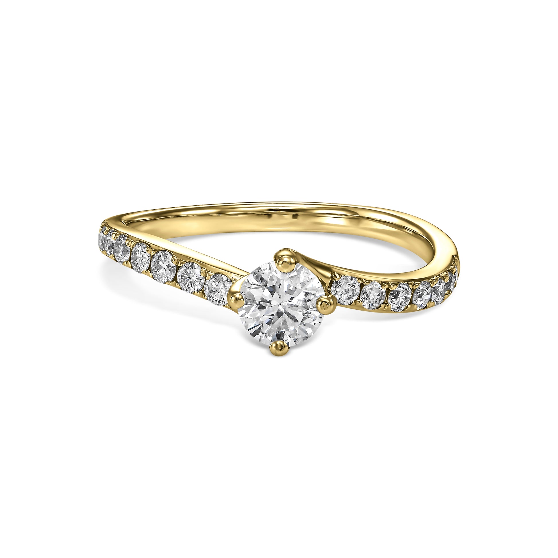 Diamond Twirl Ring