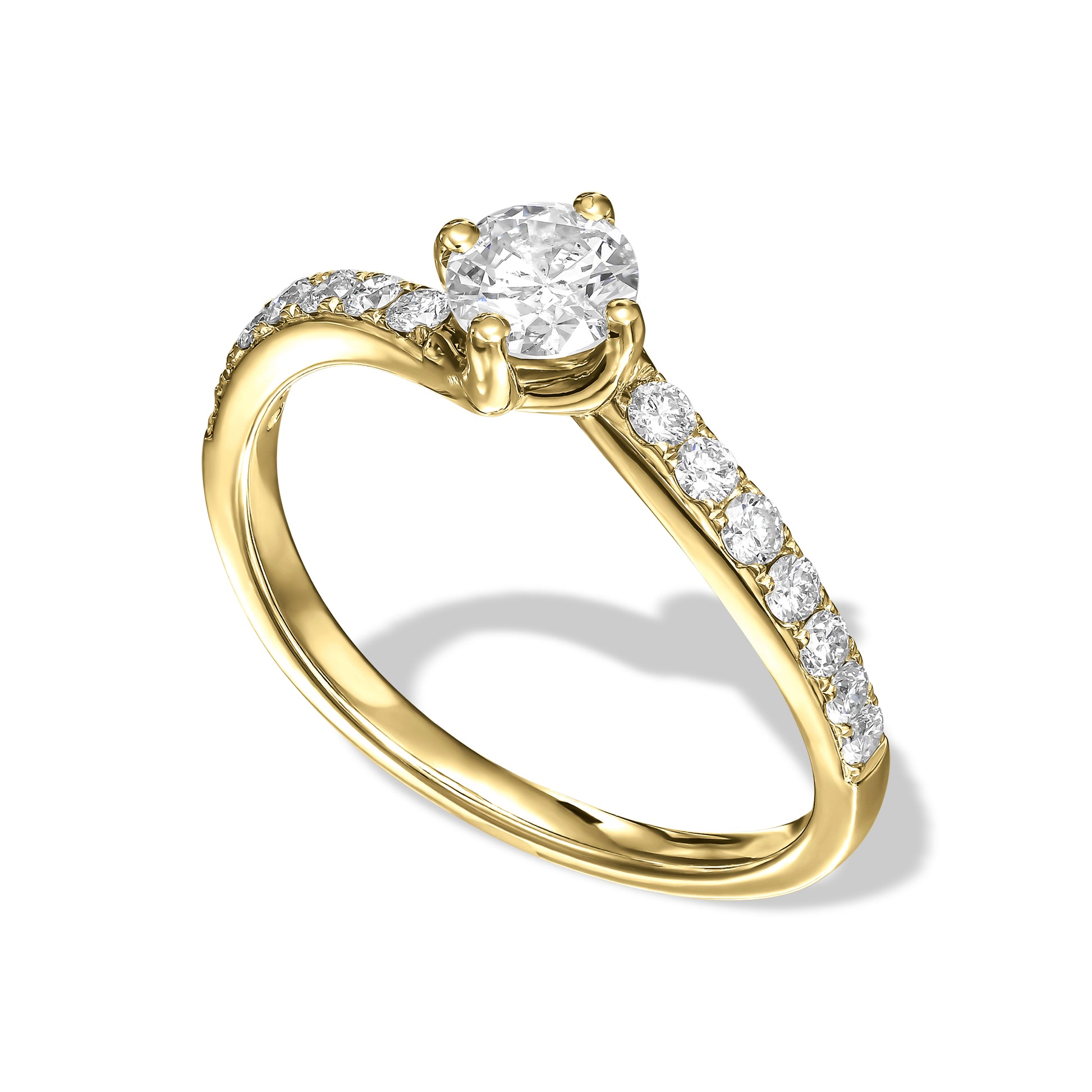 Diamond Twirl Ring