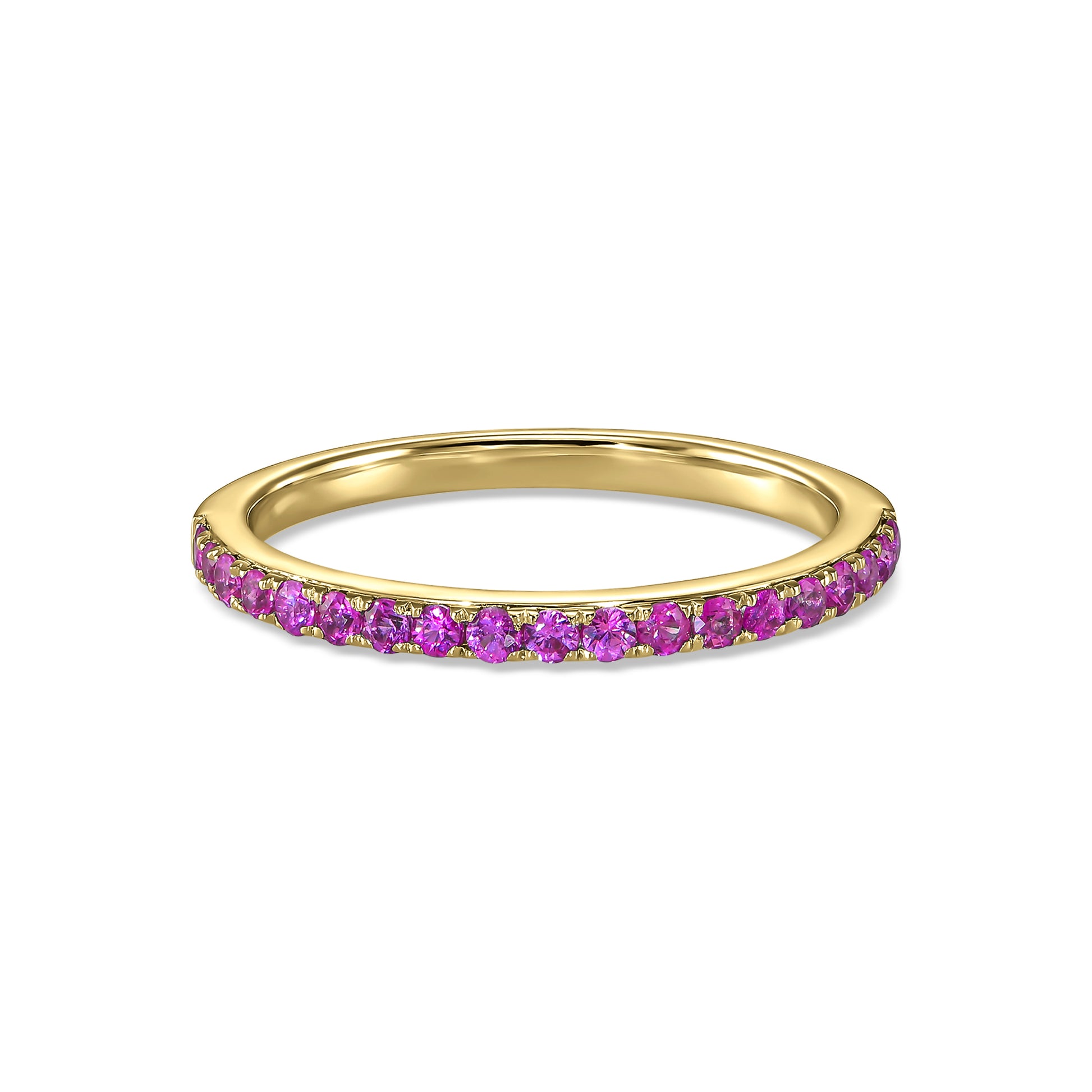 Pink Sapphire Eternity Ring
