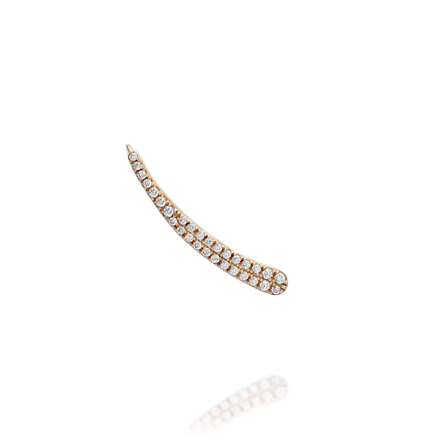 Diamond Ear Climber Earrings