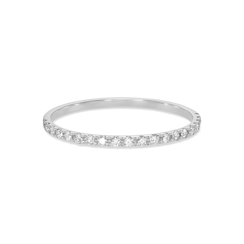 Half Set Diamond Eternity Ring
