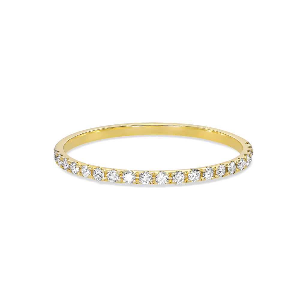 Half Set Diamond Eternity Ring
