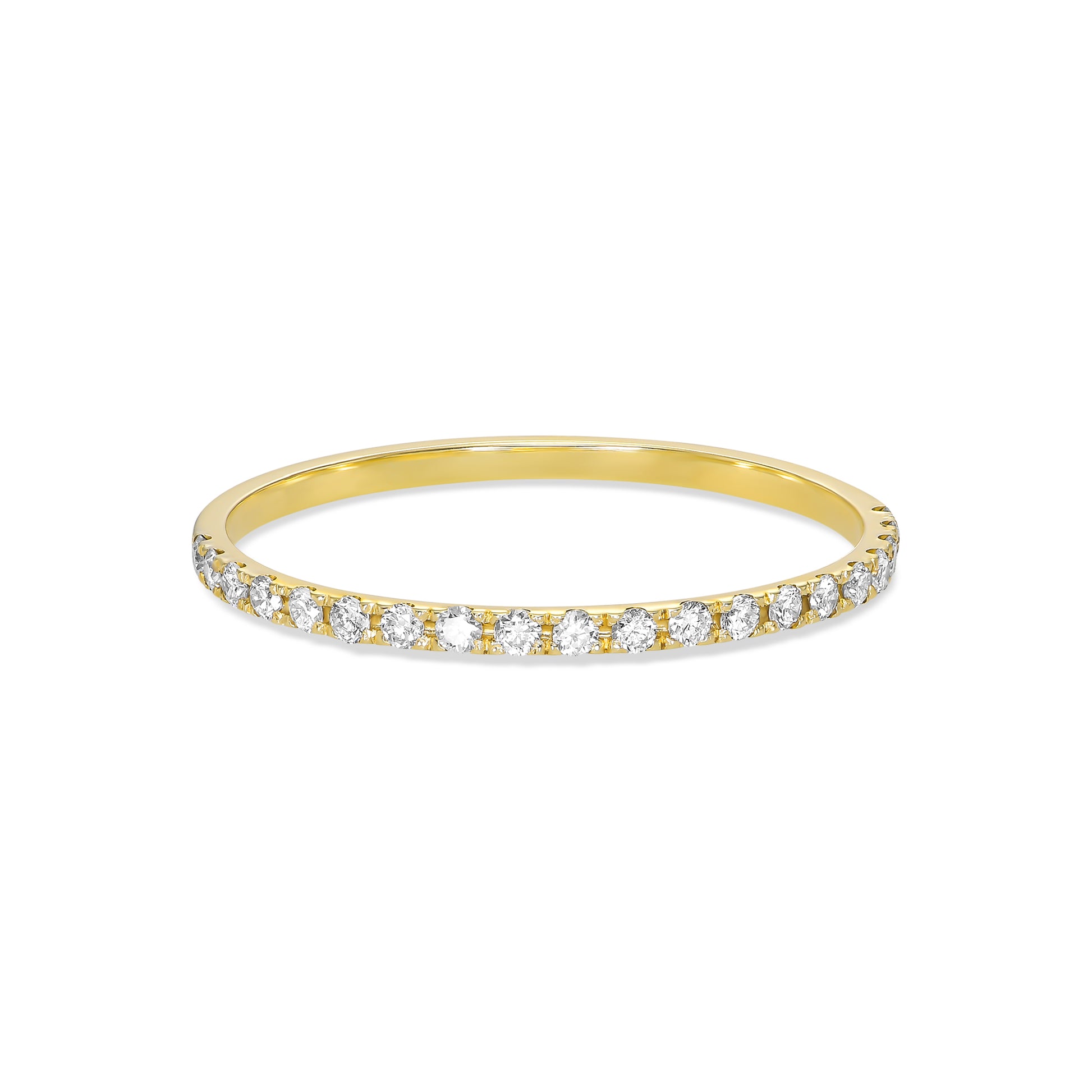 Half Set Diamond Eternity Ring