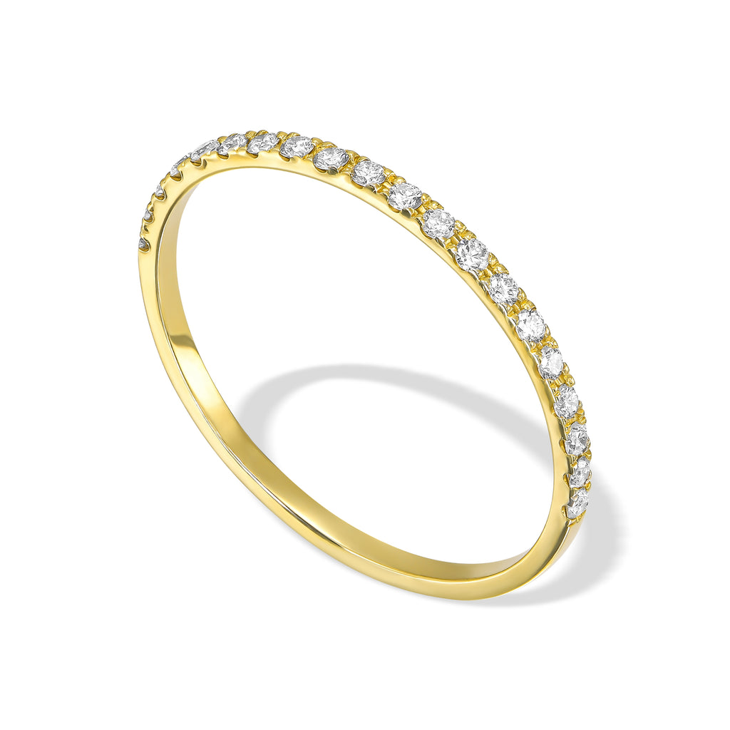 Half Set Diamond Eternity Ring