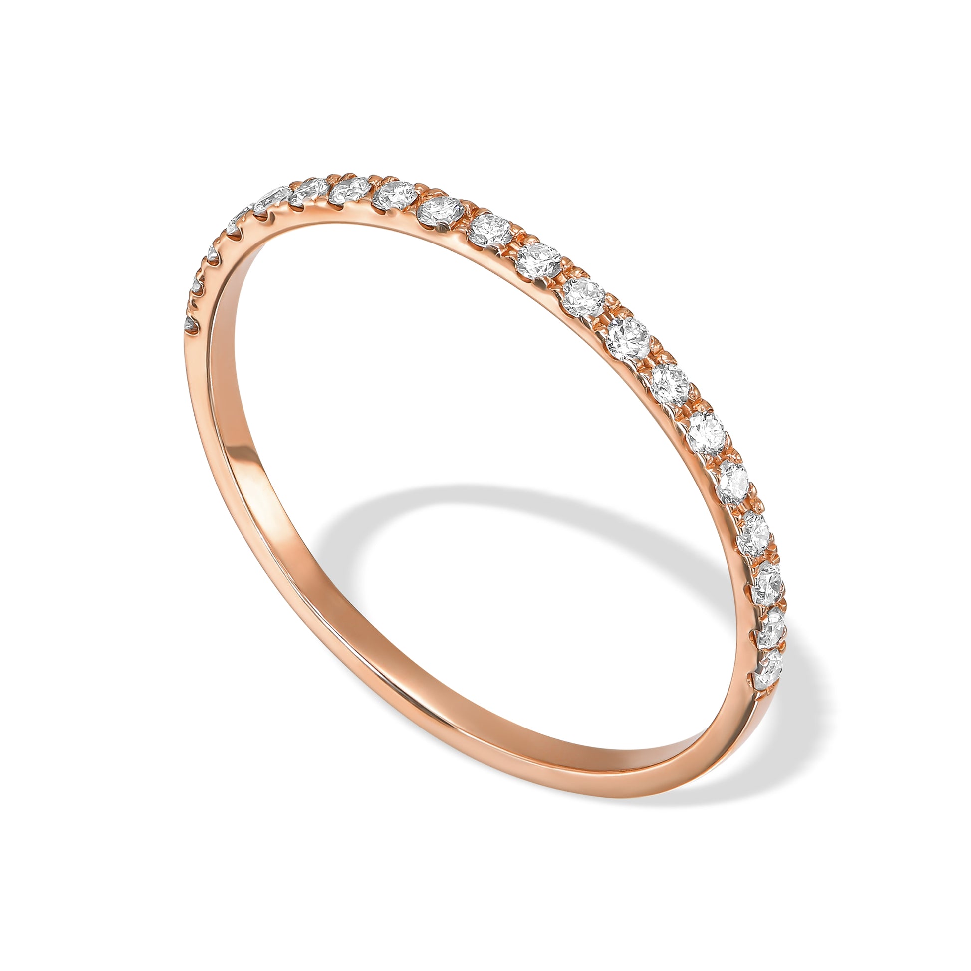 Half Set Diamond Eternity Ring