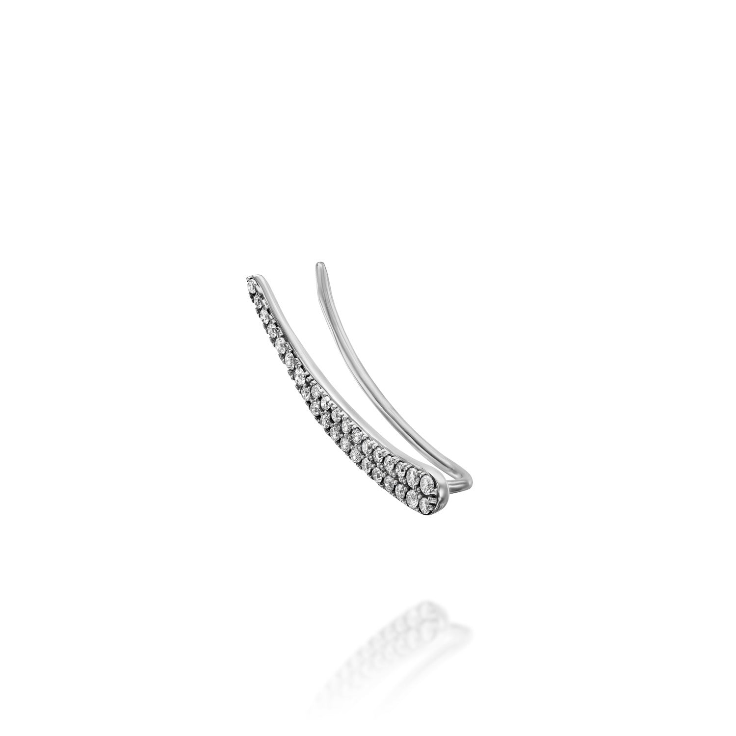 Diamond Ear Climber Earrings