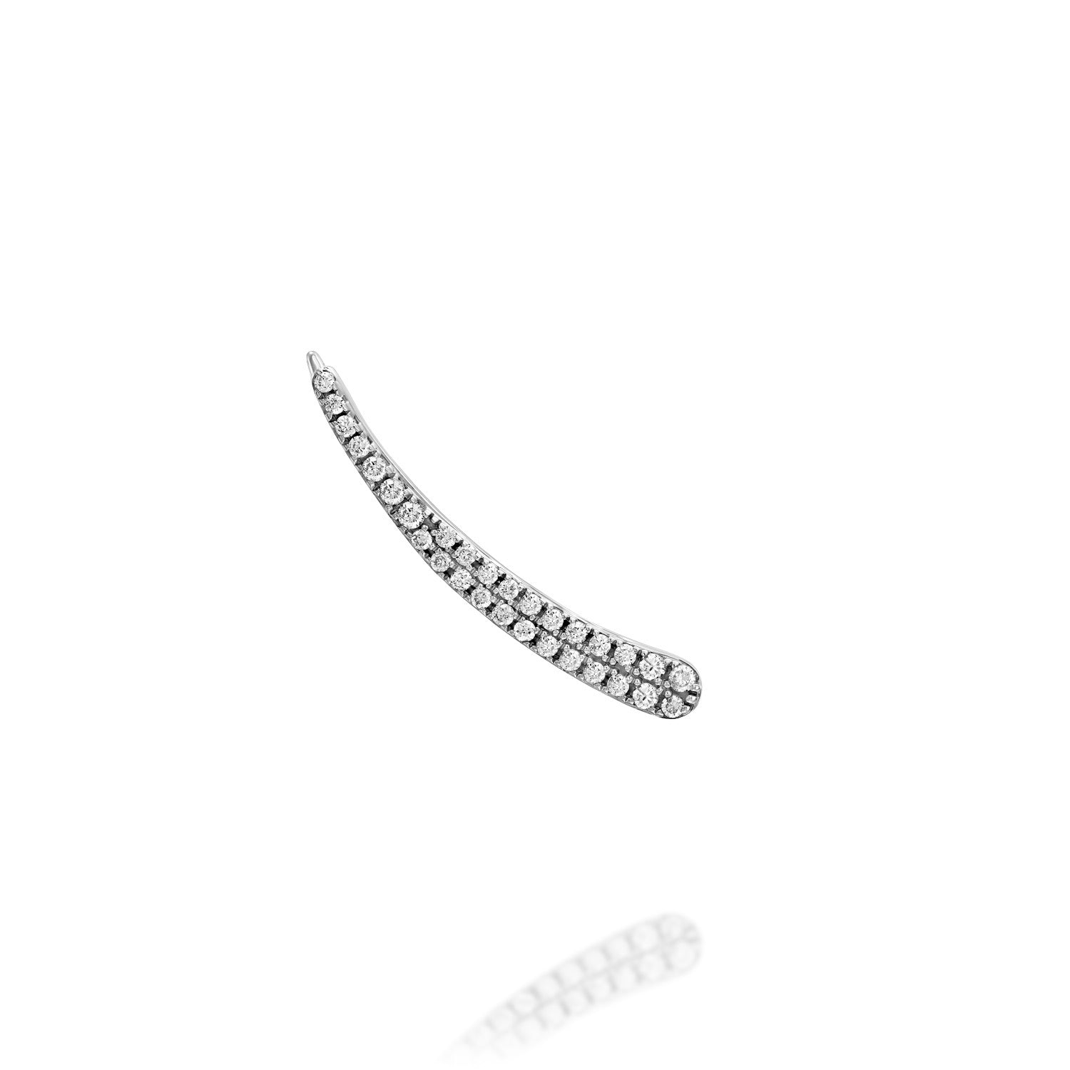 Diamond Ear Climber Earrings