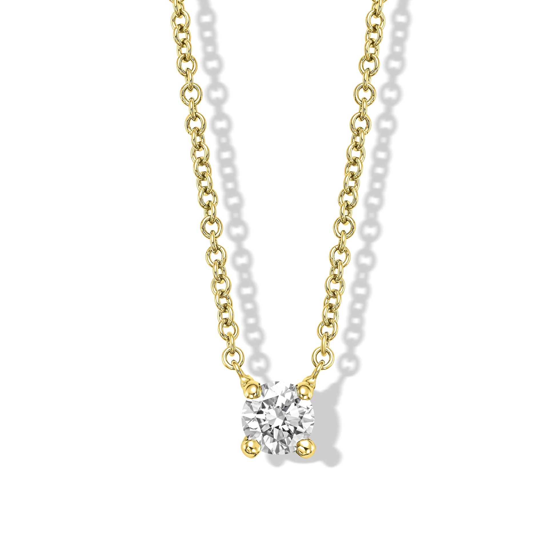 Solitaire Diamond Necklace